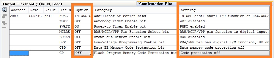 xc8config設定後の値画面.jpg xc8config設定後の値画面.jpg